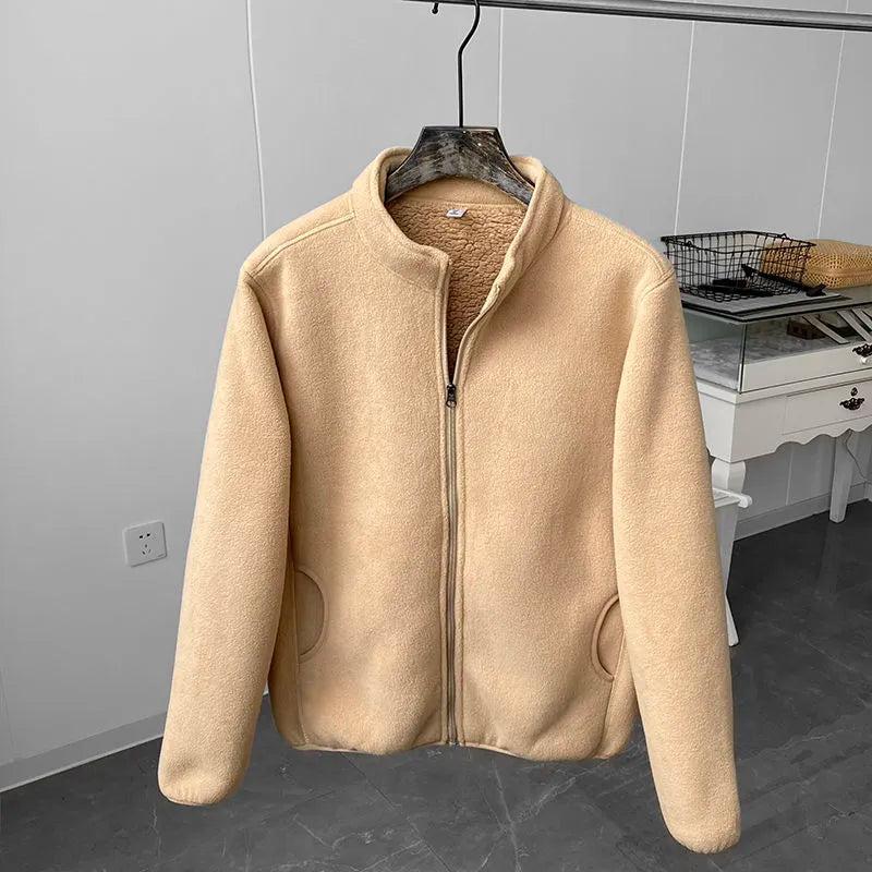 Kothis Fleecejacke mit Stehkragen