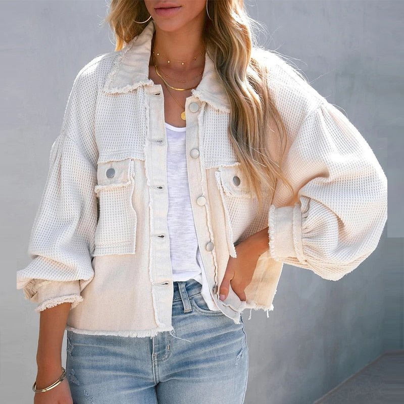 ModeGeist | Jacke mit Puffärmeln für Damen