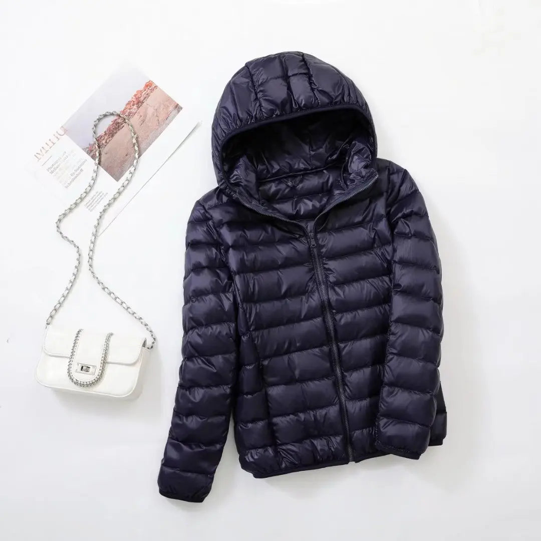 ModeGeist | Kapuzen Daunenjacke Spezielle Winter