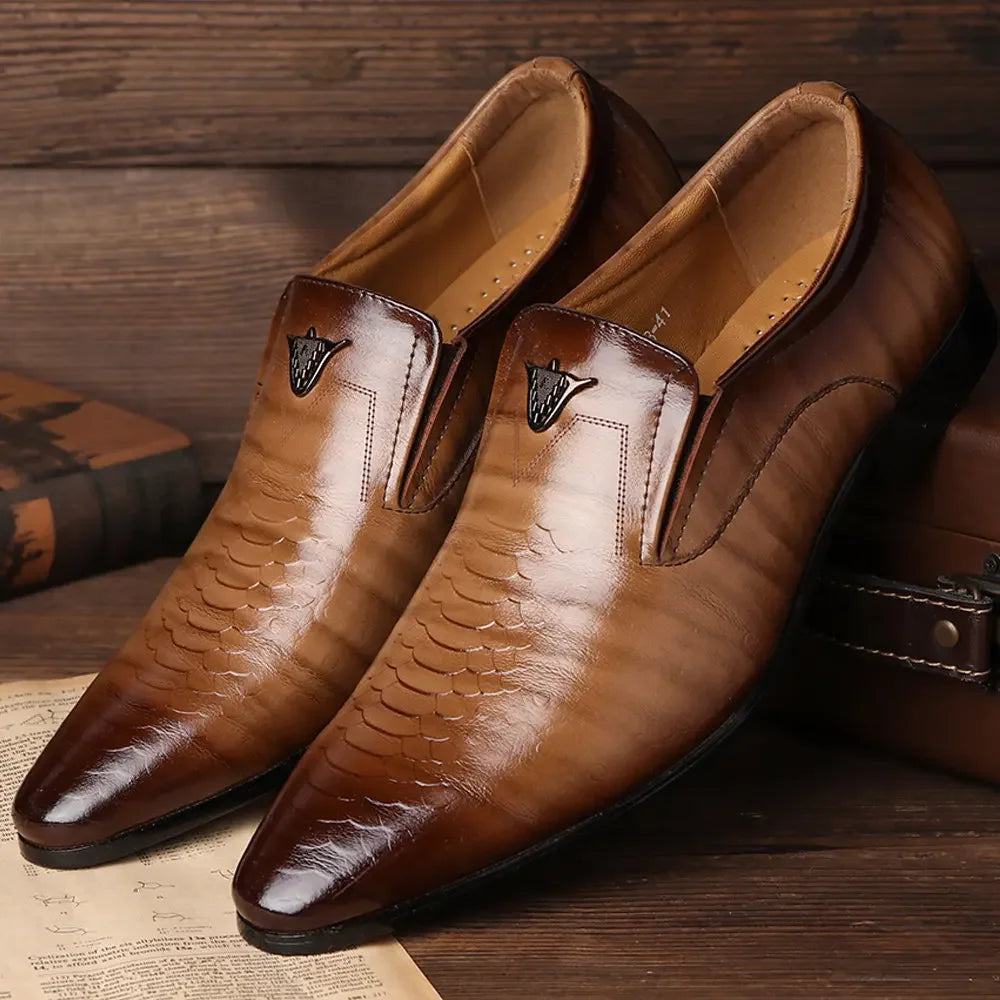 Herrenschuhe EliteStride Retro aus Leder