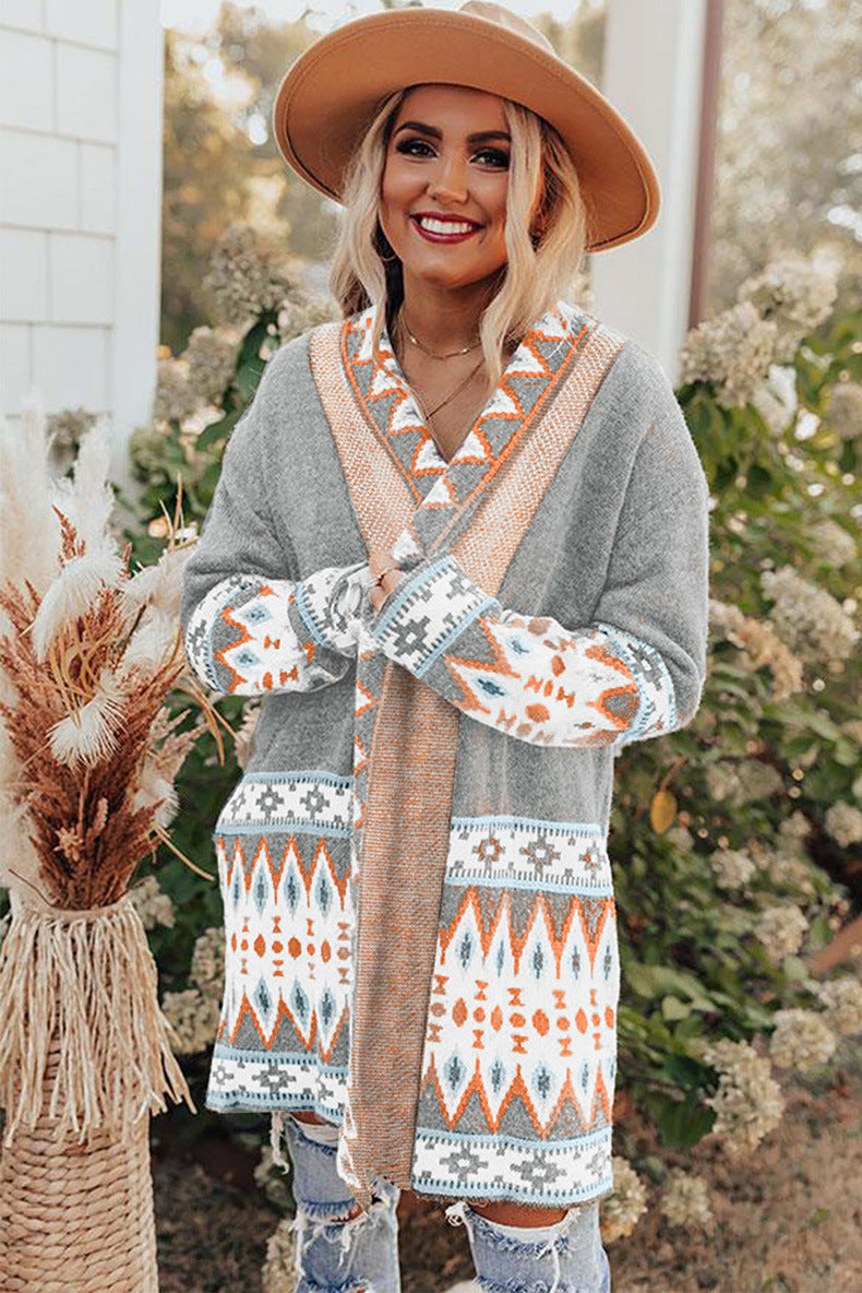 ModeGeist | Strick-Midilanger Cardigan