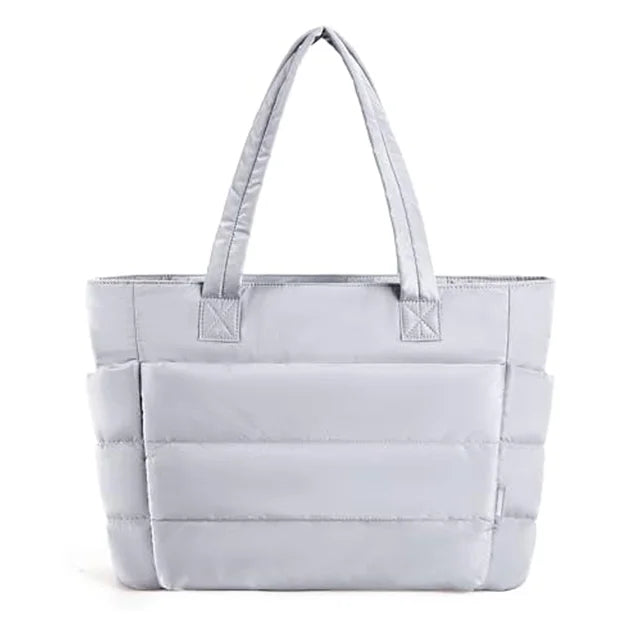 HELEN – Gepolsterte Handtasche mit langen Henkeln