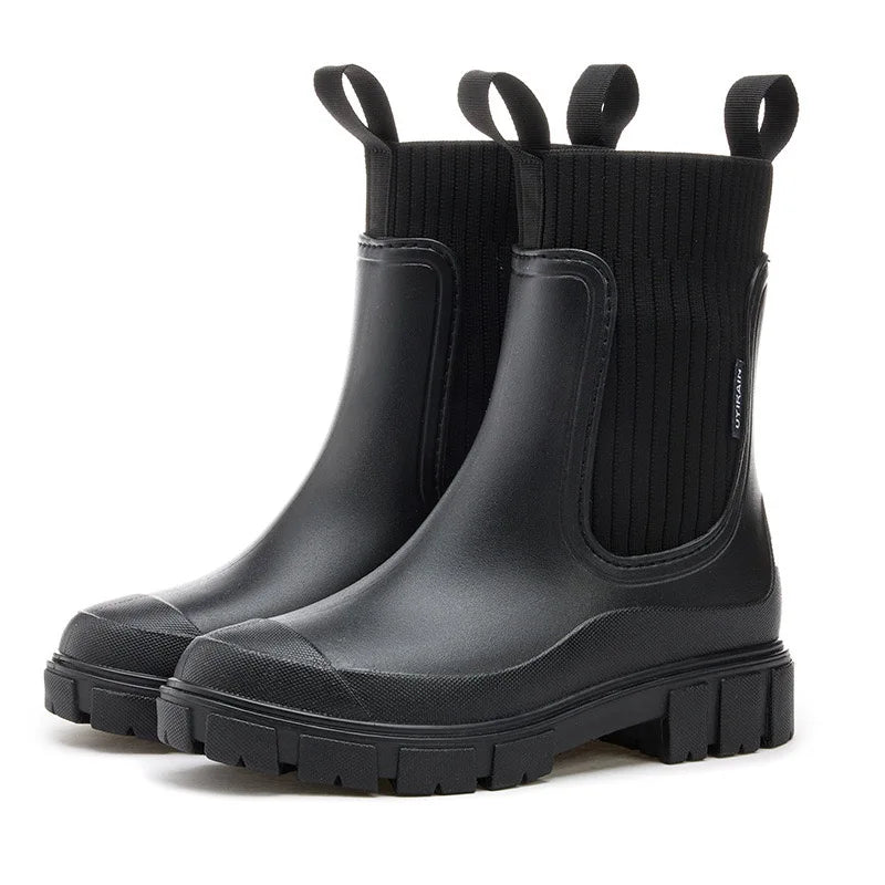 ModeGeist | Wasserdichte Stiefeletten mit Chunky Sohle