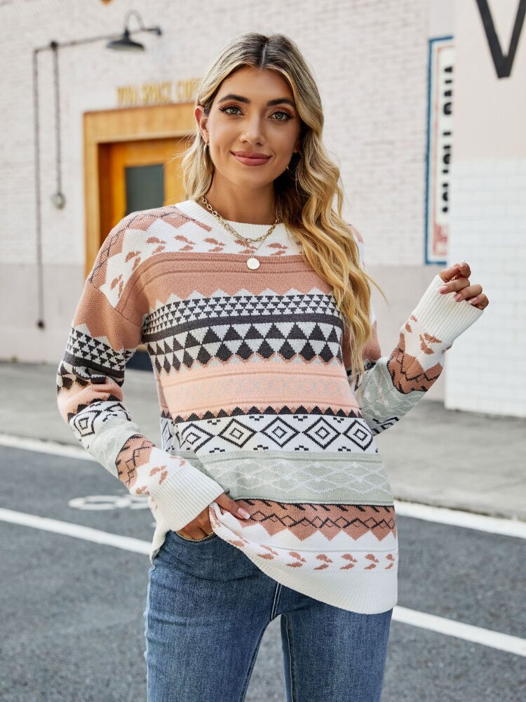 Choler Pullover im Vintage-Stil