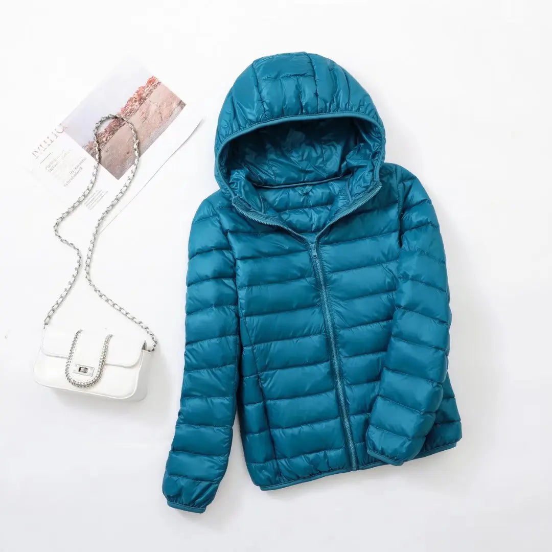 ModeGeist | Kapuzen Daunenjacke Spezielle Winter