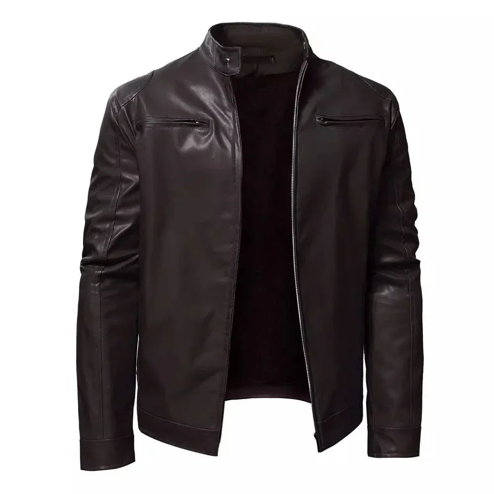ModeGeist | Zeitlose Lederjacke mit Biker-Flair