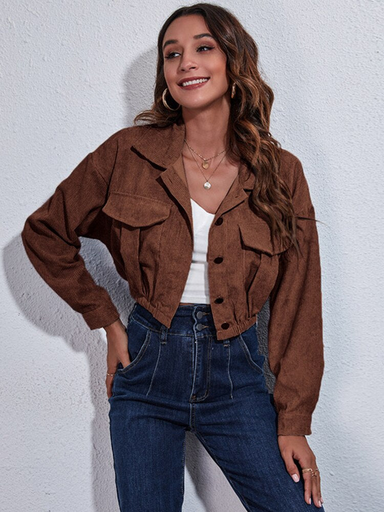 ModeGeist | Einfarbiger Mantel für Damen