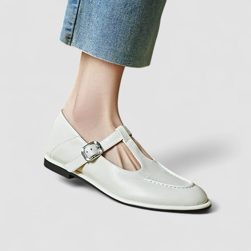 MODEGEIST Damen Orthopädische Schuhe Niedriger Absatz Komfort