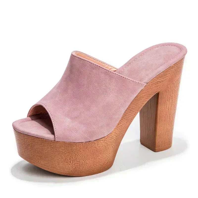MODEGEIST Damen Plateau-Sandalen Flach Verstellbare Riemen Platform Design