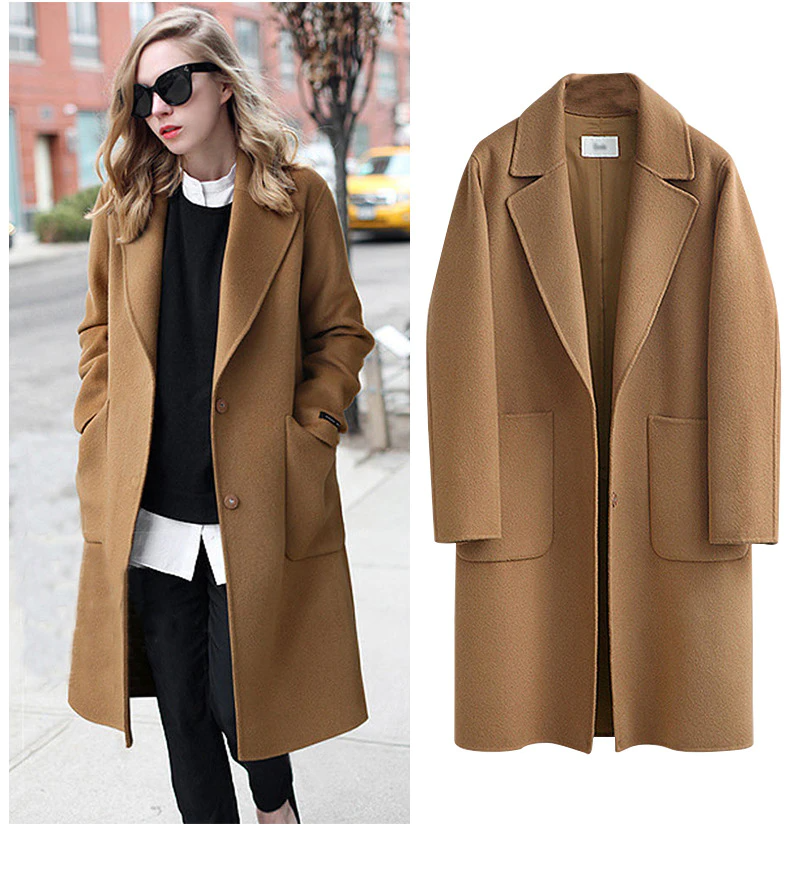 ModeGeist | Oversized Eleganter Damen Trenchcoat