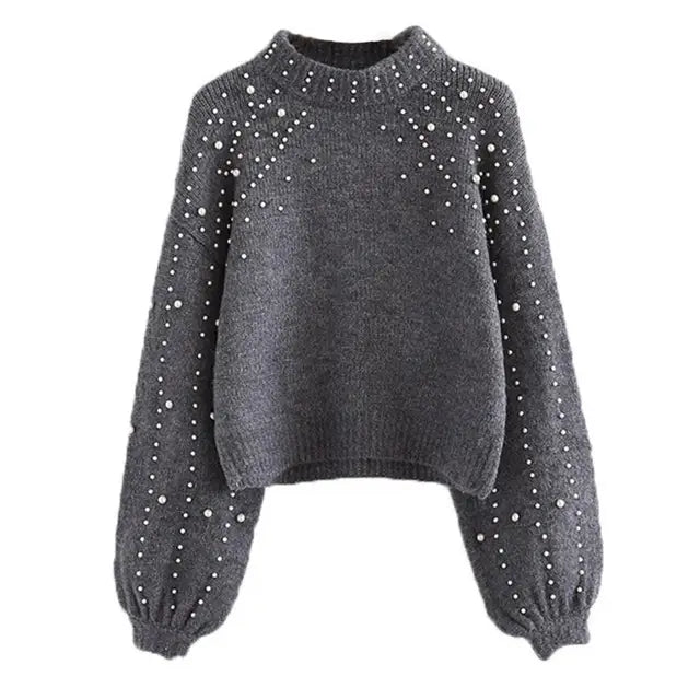 ModeGeist | Strickpullover mit O-Ausschnitt