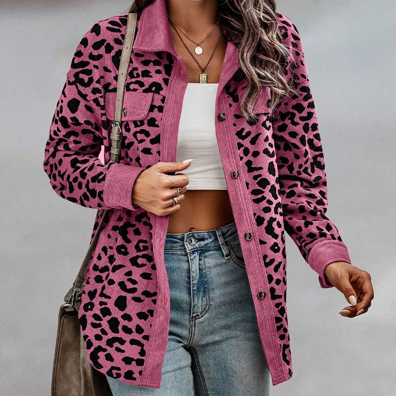 ModeGeist | Gemusterte Luipaard Jacke Stil