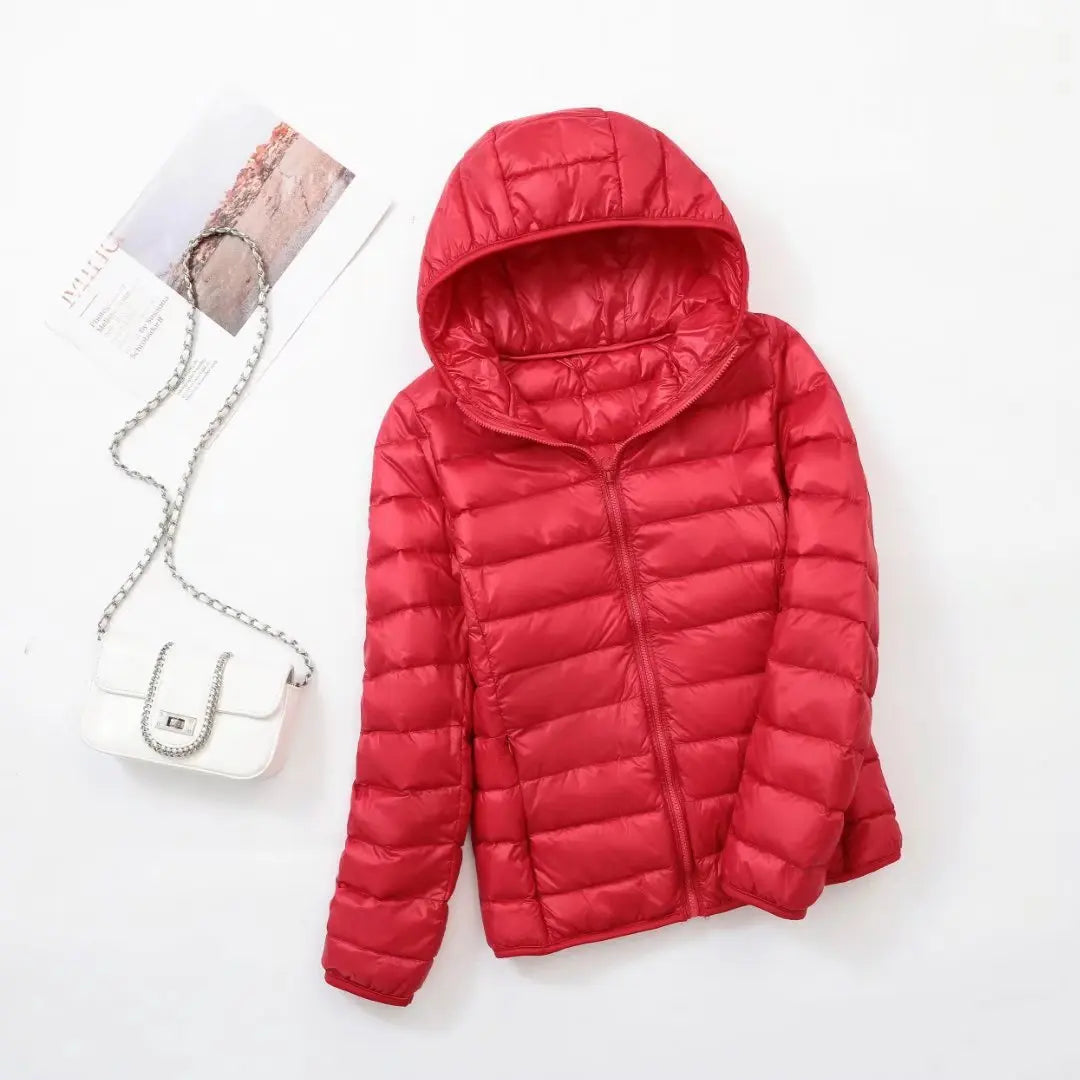ModeGeist | Kapuzen Daunenjacke Spezielle Winter