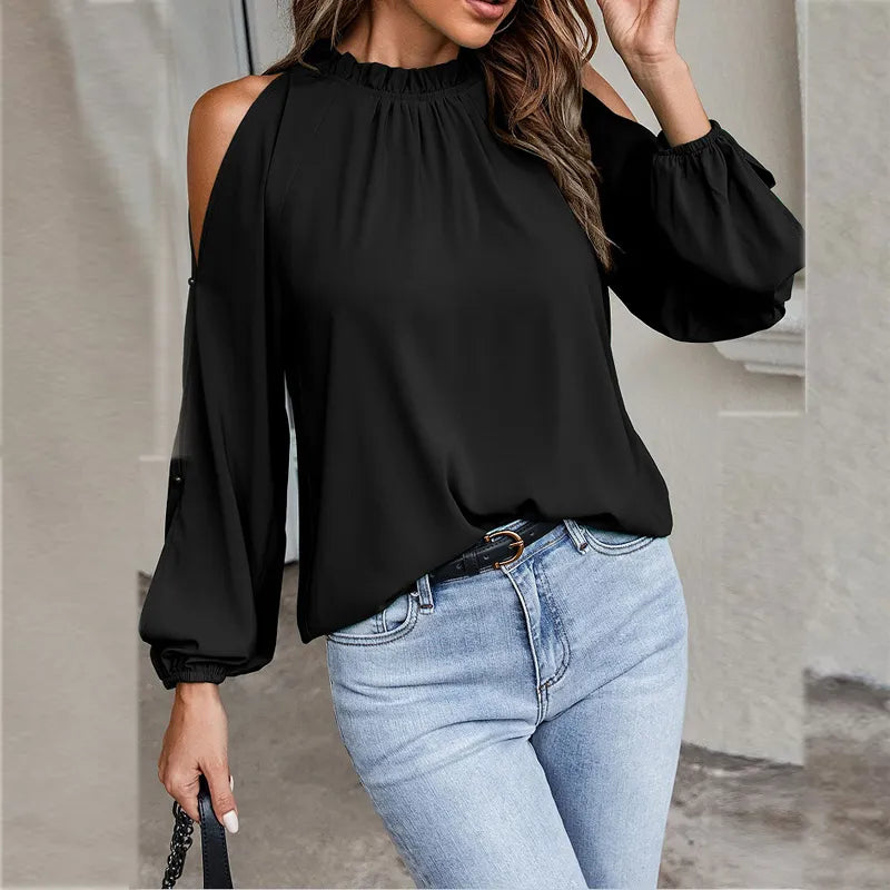 Elegantes Langarm-Shirt von Fudus