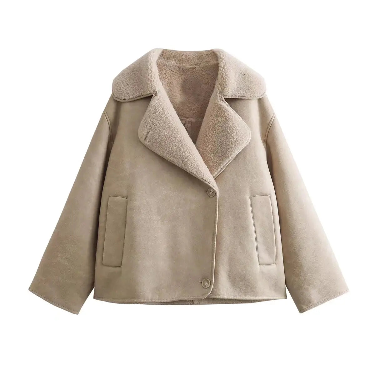 ModeGeist | Fleece-Jacke für Damen Warm