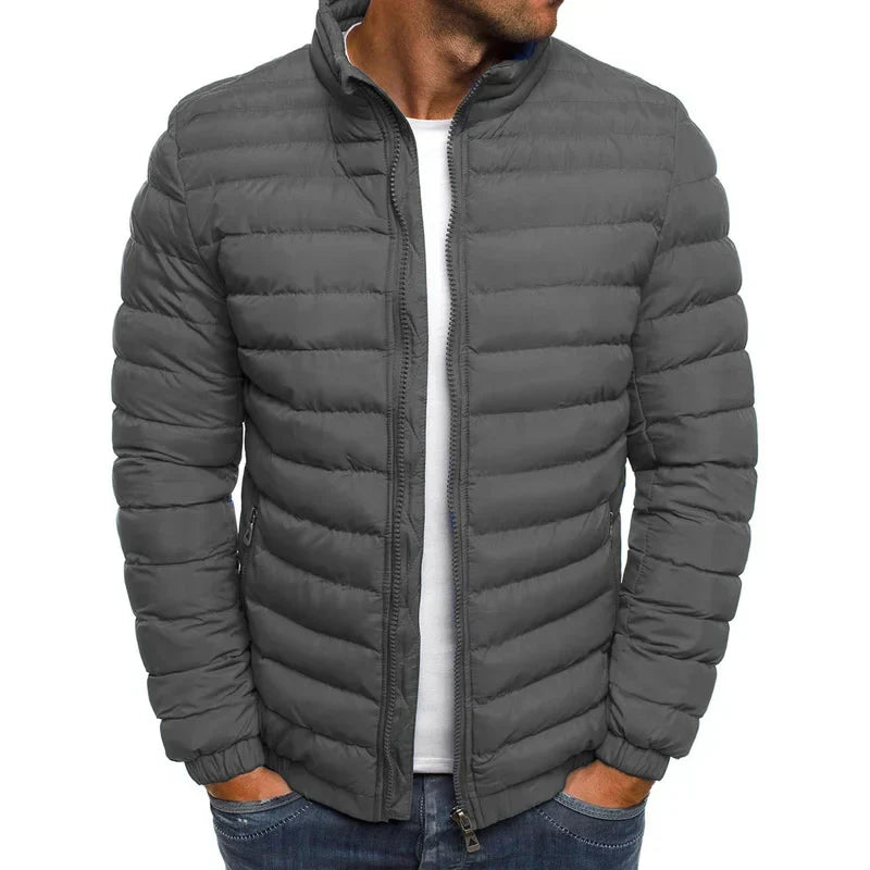 ModeGeist | Leichtgewicht Watterte Jacke Polyester Komfortabel und Warm