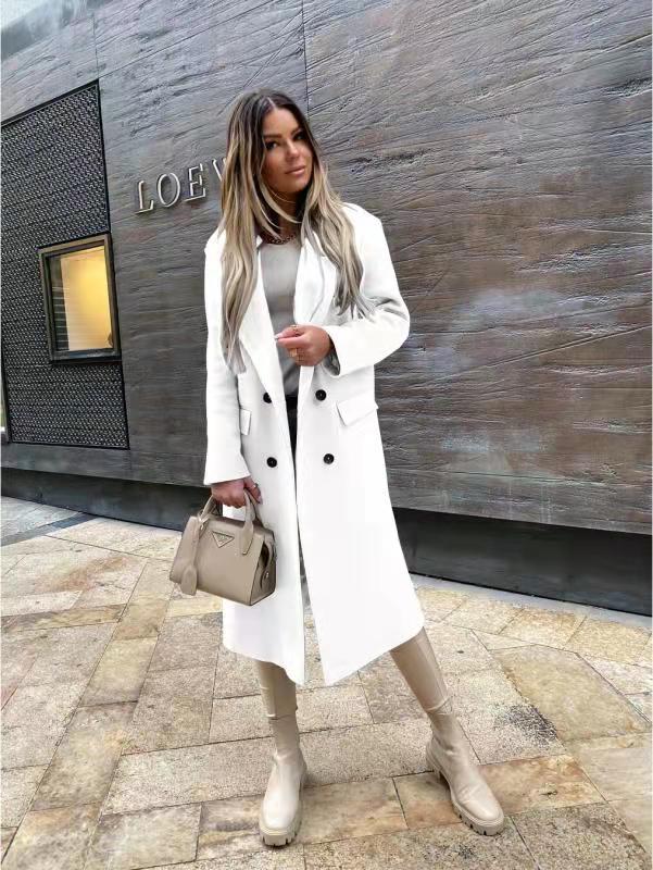ModeGeist | Wollmantel mit Knöpfen für Den Winter