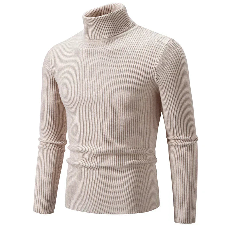 ModeGeist | Rollkragenpullover Baumwolle Stilvoll, Warm