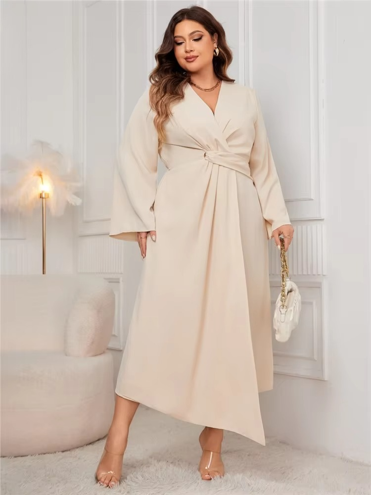 Elegantes Wickelkleid Roswitha® mit Raffung an der Taille