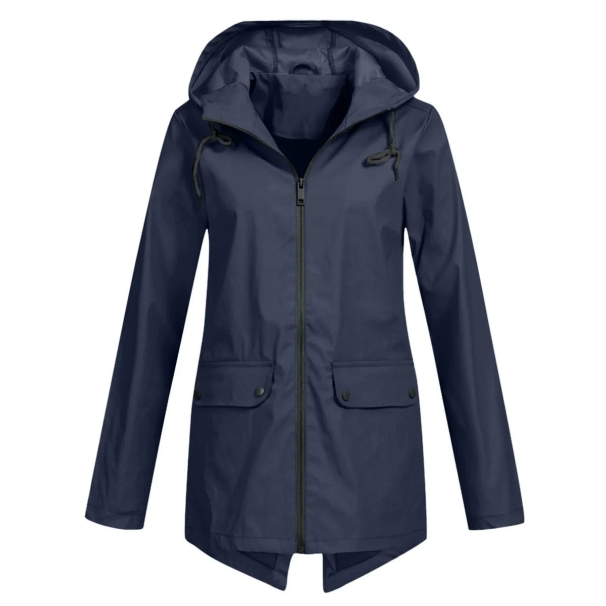 ModeGeist | Lässige Wasserdichte Damenjacke mit Kapuze und Reißverschluss Ideal für Herbst Winter