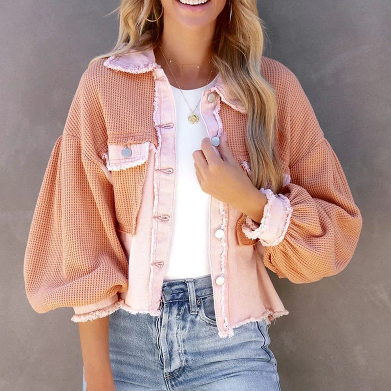 ModeGeist | Jacke mit Puffärmeln für Damen