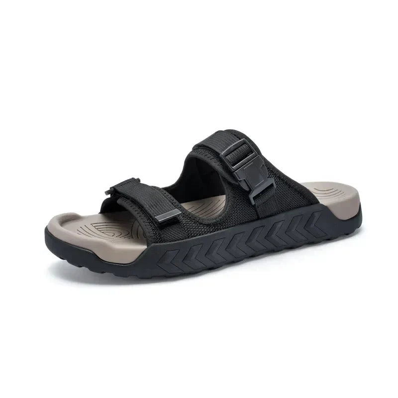 MODEGEIST Damen Pantoletten Bequem Atmungsaktiv Sport-Slides