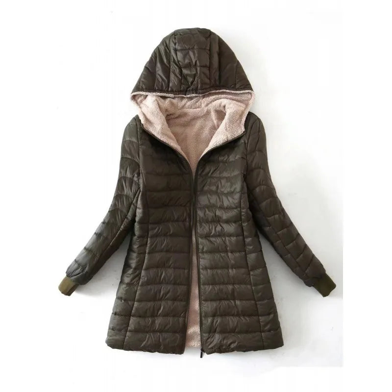 ModeGeist | Winter Fleece Jacke mit Kapuze