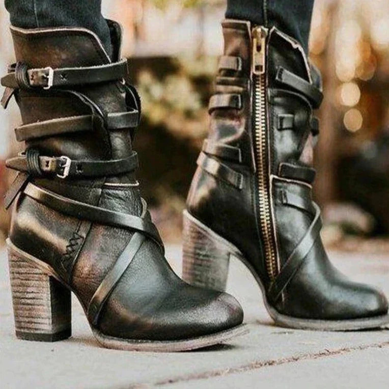 Luna Damen Retro Stiefel