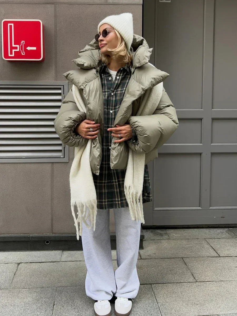 ModeGeist | Modische Steppjacke in Anthrazit