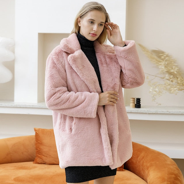 ModeGeist | Midikleid mit Fleece-Futter für Frauen Ideal für Den Herbst und Den Winter