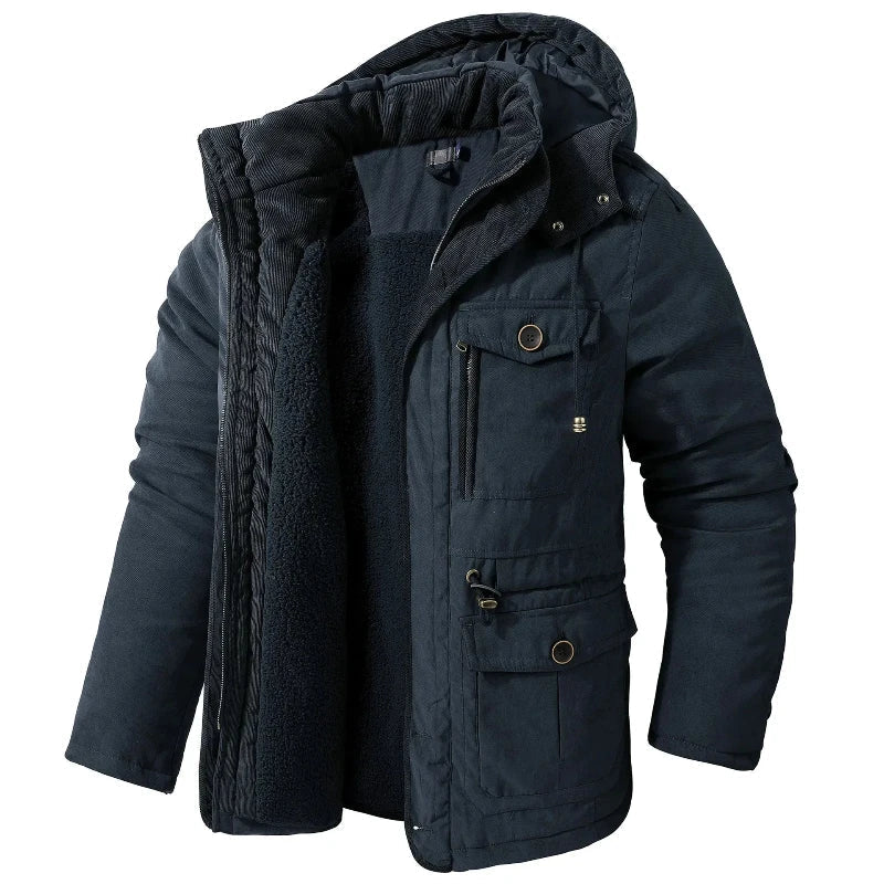 KAI – Gepolsterte Jacke mit Sherpa-Futter