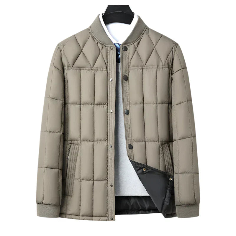 ModeGeist | Gepolstertes, leichtes Herrenjackett in Beige