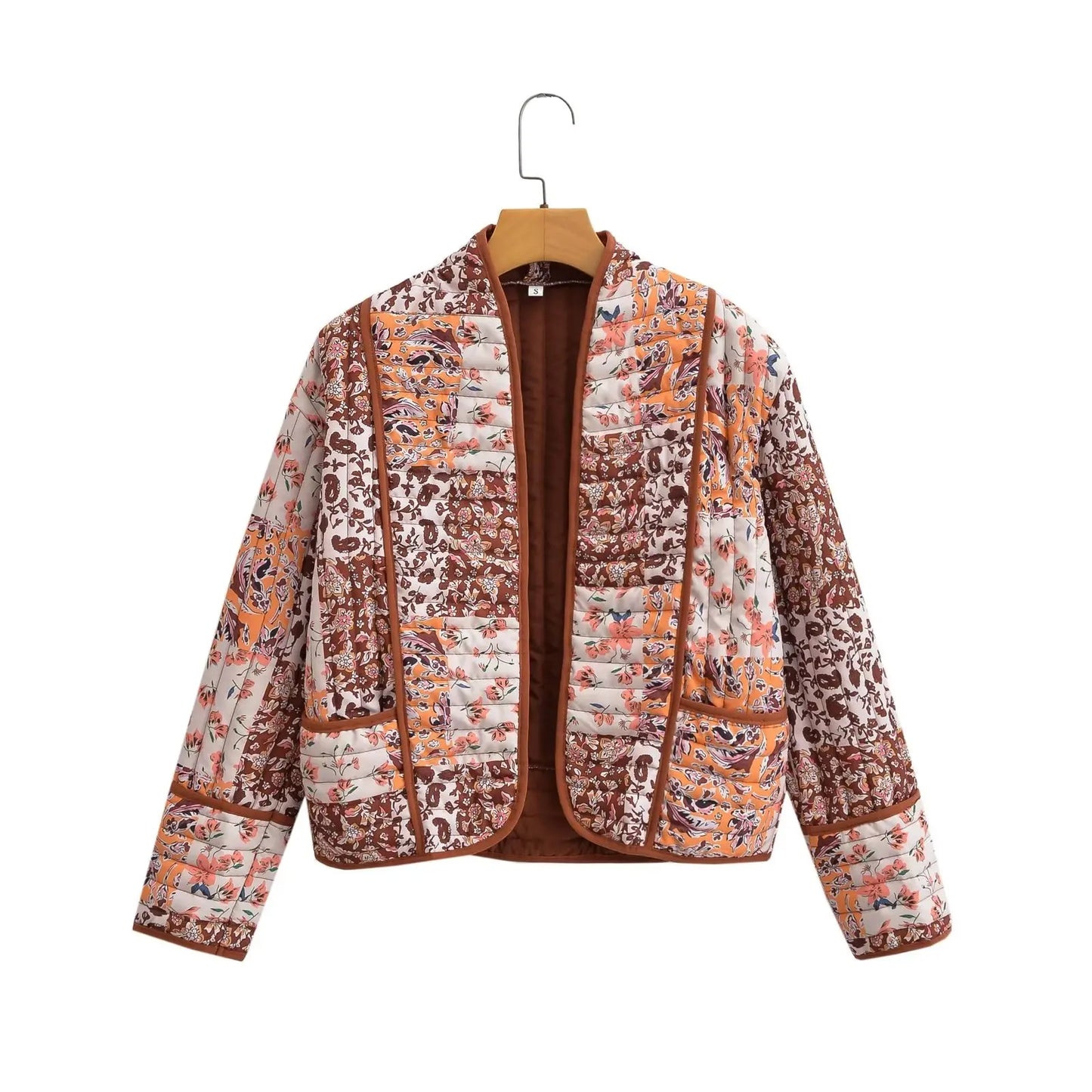 ModeGeist | Wintermantel mit Blumenmuster