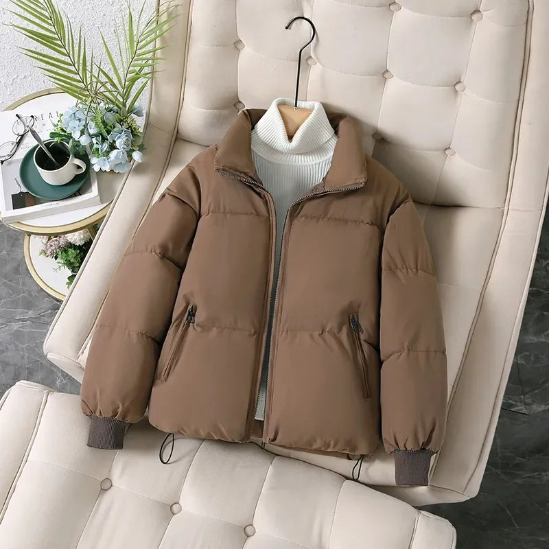 ModeGeist | Winter Puffermantel mit Stehkragen