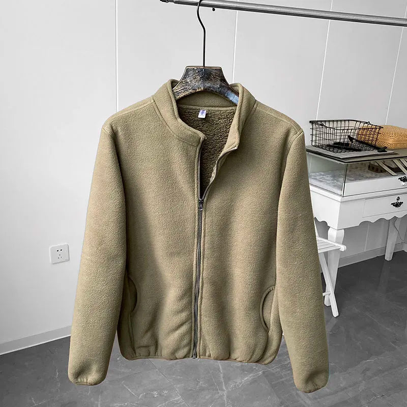 Celeste Fleece Jacket with Stand-up Collar