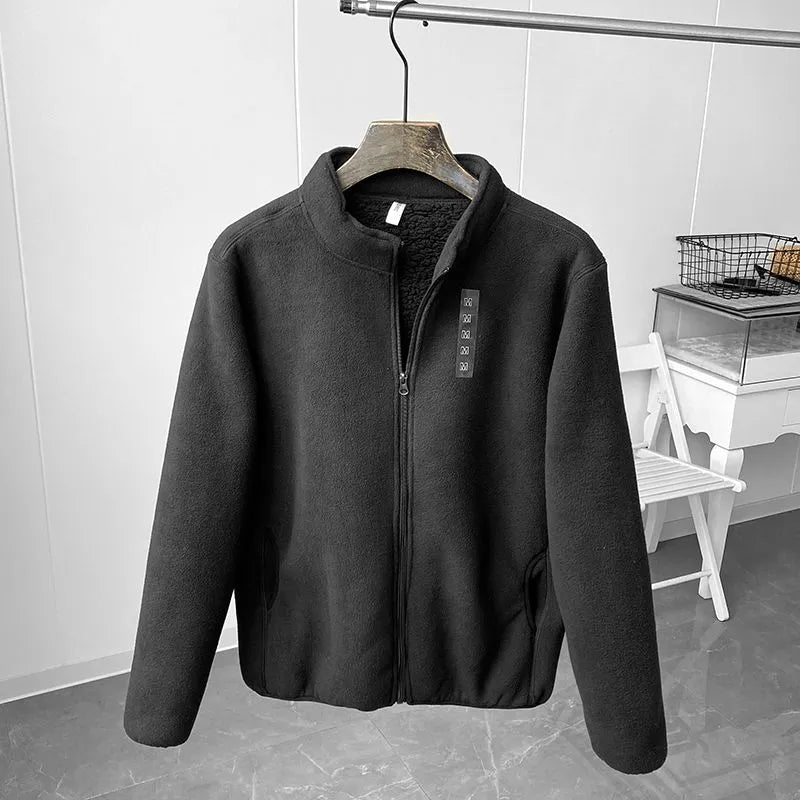 ModeGeist | Fleecejacke mit Stehkragen