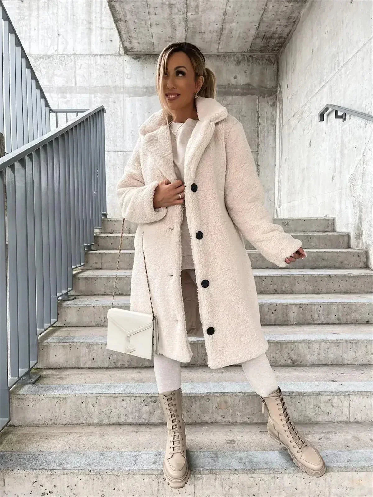 ModeGeist | Damen-Strickjacke, lang & modisch