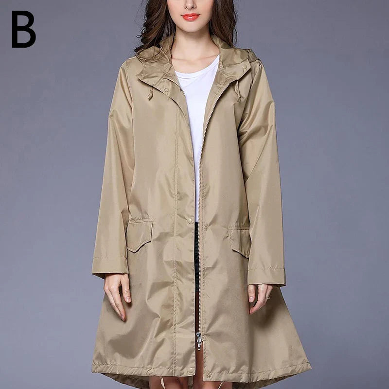 Chic Damen Regenmantel Caren
