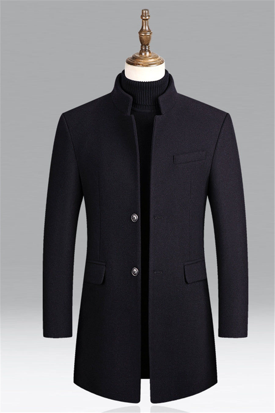 ModeGeist | Herren – Herbstmantel – Eleganter Mantel Aus Premium
