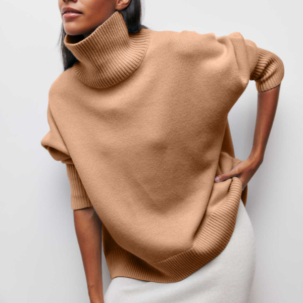 Gestrickter Rollkragenpullover Ethel