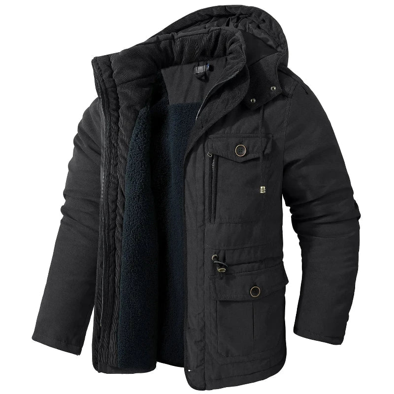 KAI – Gepolsterte Jacke mit Sherpa-Futter