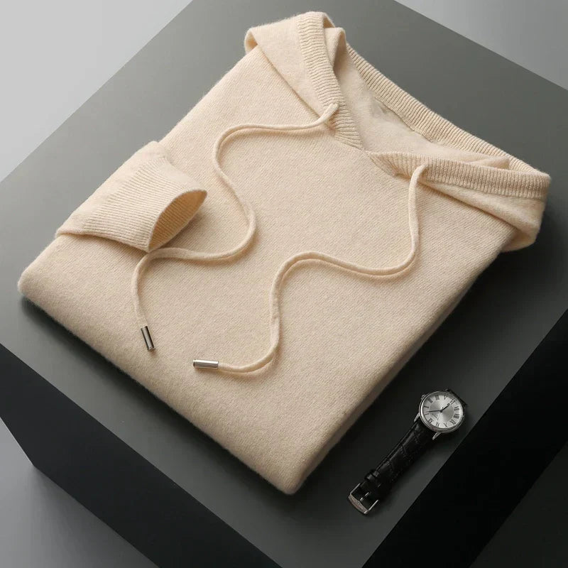 ModeGeist | Hoodie Aus Wollmix Wolle Warm und Bequem