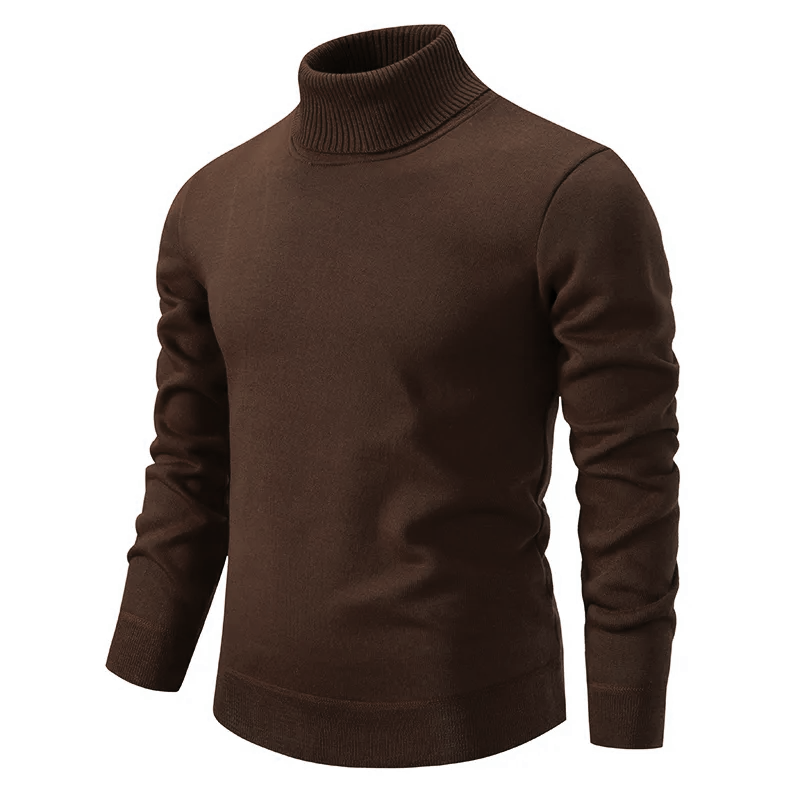 Hochwertiger Herren-Baumwollpullover mit Rollkragen - weich und angenehm zu tragen