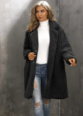 ModeGeist | Gemütliche Warme Winterjacke für Frauen mit Offenem Vorderteil