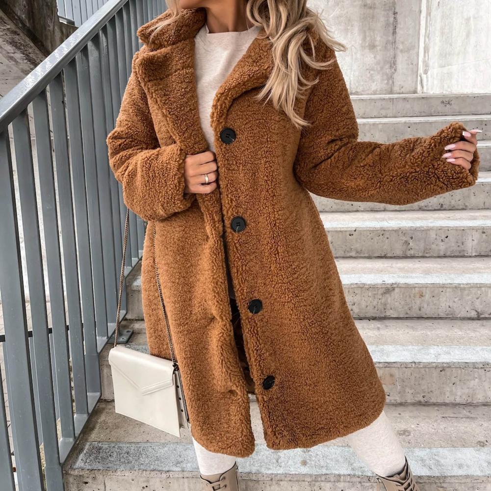 ModeGeist | Flauschiger Mantel für Frauen