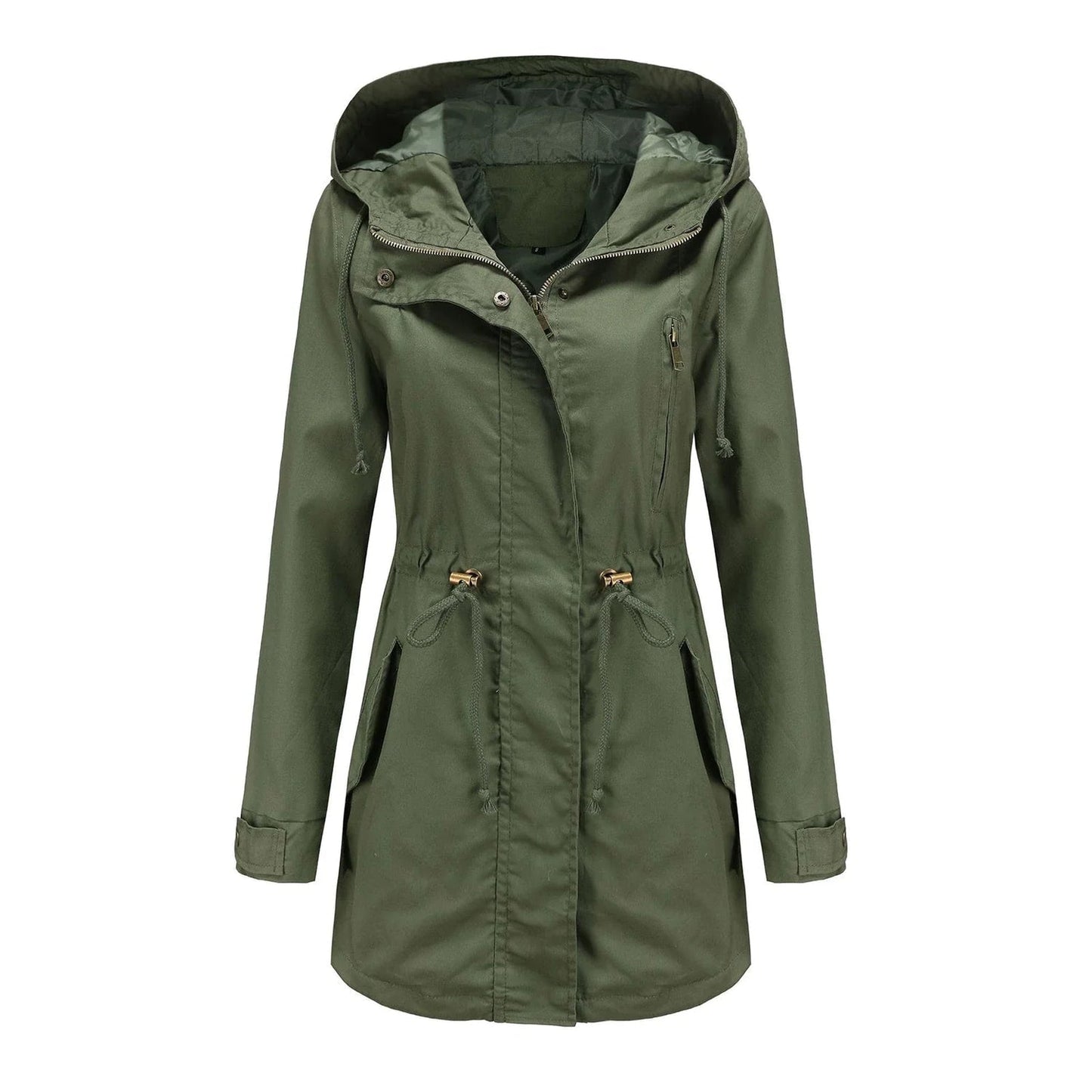 ModeGeist | Damen Elegante Wasserdichte Regenjacke Für Outdoor Aktivitäten