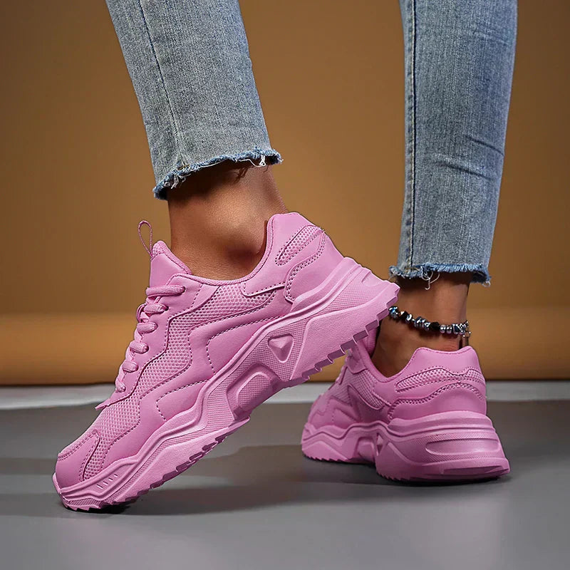 MODEGEIST Damen Sneaker Atmungsaktiv Mesh Leichtgewicht Sport