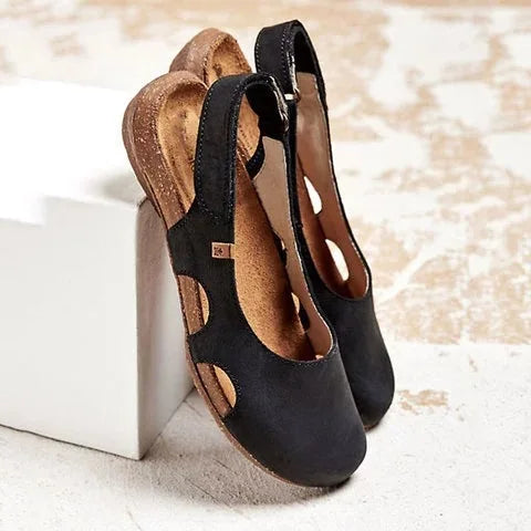 MODEGEIST Damen Sandalen Fußgewölbestütze Komfort