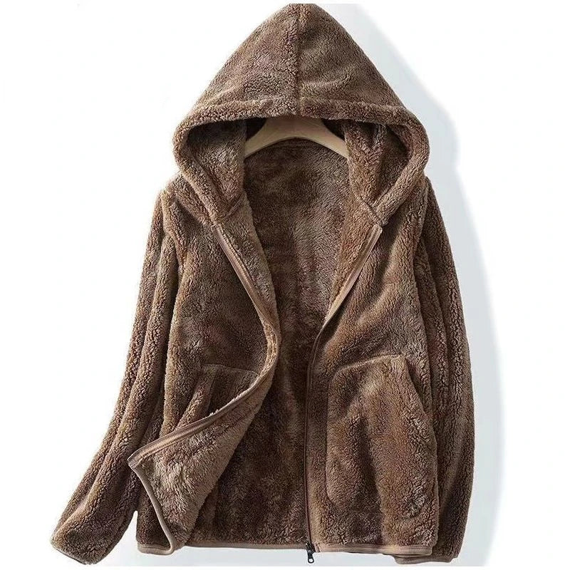 ModeGeist | Überdimensionales Fleece-Sweatshirt mit Kapuze