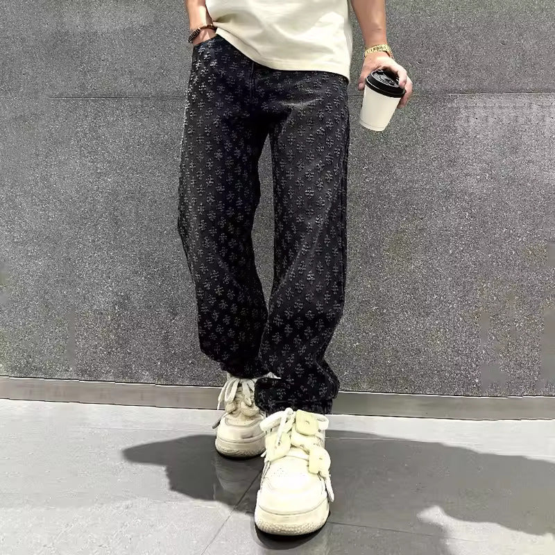 Herrenjeans aus Jacquard